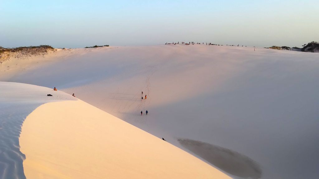 The dunes of Lençóis Maranhenses