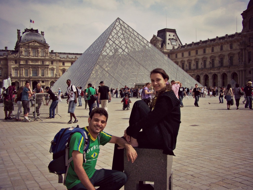 Entrada do Museu do Louvre - Pirâmide